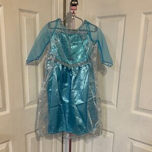 Blue Elsa Frozen Princess Kids Costume